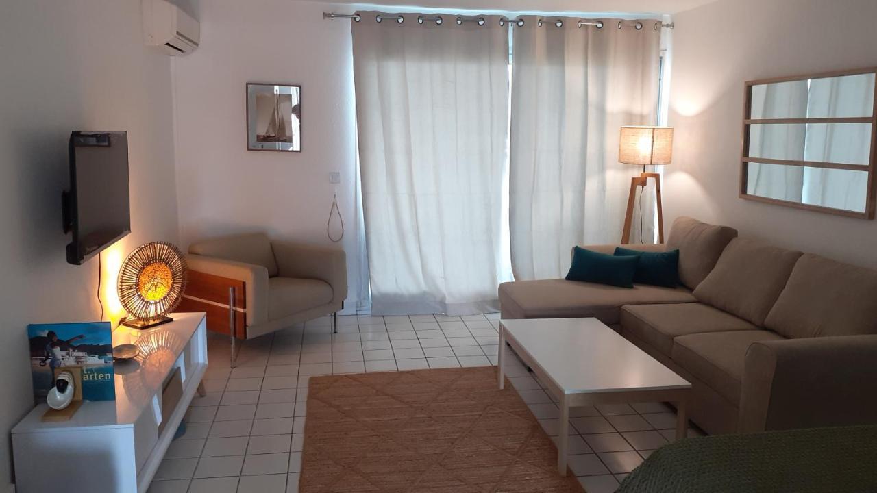 Superbe Studio Dolce Vita Vue Mer Plage Piscine Мариго Экстерьер фото
